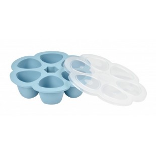 Beaba Silicone multiportions 6 x 90ml Food Tray - Blue